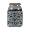 A Fine Cobalt-Stenciled Pennsylvania Stoneware Canning Jar