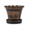 A Fine Pennsylvania Stoneware Flower Pot  