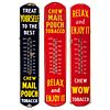 Three Tin Tobacco Advertising Thermometer Signs