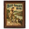 A Froeb Company Blue Grass Rye Tin Advertising Sign