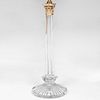 Continental Ormolu-Mounted Colorless Glass Corinthian Column Table Lamp