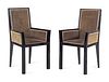 Josef Hoffmann, Attribution
Austria, Early 20th Century
Pair of Vienna Secessionist Armchairs