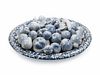 A Large Blue and White Glazed Ceramic Centerpiece