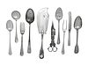 A Collection of English Silver Flatware Articles