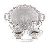 A Victorian Silver Four-Piece Tea and Coffee Service