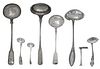 A Large Collection of American Silver and Coin Silver Flatware Articles