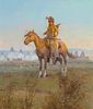 W. Steve Seltzer, Native American on Horseback
