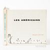 Frank, Robert (1924-1919) Les Americains. Paris: Robert Delpire, 1958. First edition, small oblong quarto, laminated pictorial boards,
