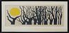 R. H. Whitley, "Moon-Trees," 20th c., print, 2/5, pencil numbered lower left margin, pencil titled lower center margin, pencil signed lower right marg