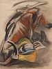 Channing Peake
(American, 1910-1989)
Bull Dogger