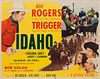 Vintage Movie Poster, Idaho, with Roy Rogers
20 x 25 1/2 inches