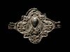 A Byzantine Silver Pendant Depicting Christ and The Virgin Mary
Width 1 7/8 inches.