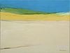 Nancy Harris (Louisiana), "Beachscape," 2012, oil on canvas, signed and dated lower right, unframed, H.- 30 in., W.- 40 in.