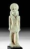 Published Exhibited Egyptian Faience Ra-Horakhty Figure