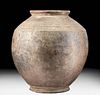 Huge Indus Valley Harappan Incised Pottery Jar