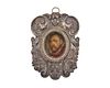 French Wax Portrait of Mathieu Mole (1584-1656) Mounted in Silver Frame, ca. 1650