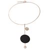A Betty Cooke Mid Century Design Onyx Necklace