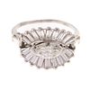 A Vintage Marquise & Baguette Diamond Ring in Plat