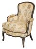 Louis XV Carved and Painted Bergere
