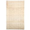 Letter from J. P. Custis to G. Washington, 1781