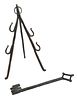 Gothic/Gothic Style Wrought Iron Stand and Key