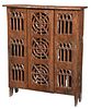 Very Rare Gothic or Tudor Carved Oak Cupboard