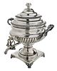 George III English Silver Hot Water Urn