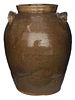 Large Edgefield Stoneware Jar