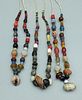 (3) Necklaces w/ Assorted Ancient Beads