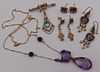 JEWELRY. Assorted 14kt Gold Jewelry Grouping.