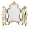 Louis XV Style Painted Wood Dressing Mirror