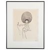 Al Hirschfeld. "Lena Horne," etching