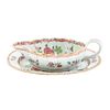 Chinese Export Famille Rose Sauce Boat/ Underplate