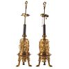 Pair French Gilt Bronze Classical Vase Lamps