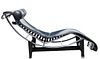 Signed Cassina Le Corbusier Leather Chaise Lounge