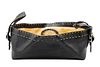 Fendi Italian Selleria Black Leather Handbag