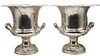 Silver Plated Double Handled Urns