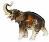 Royal Dux Czechoslovakian Porcelain Elephant