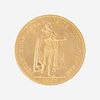 Hungary 1908 100 Korona Restrike Gold Coin
