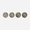 Four U.S. 1883 5C Coins