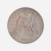U.S. 1862 Proof Seated Liberty $1 Coin