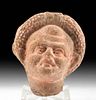 Romano Egyptian Pottery Head of an African