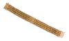A Yellow Gold Fancy Link Bracelet, 34.30 dwts.