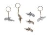 A Collection of Functional Miniature Pistol and Keychains,