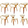 Cherner for Plycraft Mid-Century Dinning Chairs, 6