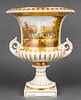 KPM Porcelain Monumental Topographical Urn, 19th C