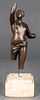 Neoclassical Bronze Allegorical Female Figure
