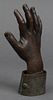 Waving Hand Bronze Sculpture