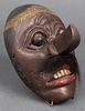 Antique Wayang Topeng Theatre Mask, Indonesia