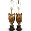 19th Cent. Empire Gilt Bronze Table Lamps
